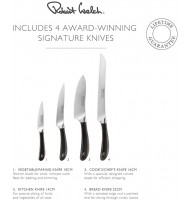 Robert Welch Signature Q Walnut Knife Block Set